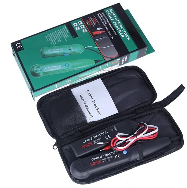 Alt view image 5 of 5 - Network Cable Tester FWT21 RJ11 Telephone Line Finder & Wire Tracker with Tone Generator, Continuity Test for Cable Break Diagnosis