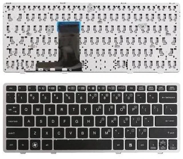 Main image of Keyboard for HP 2560P SILVER FRAME BLACK US (Without point stick)