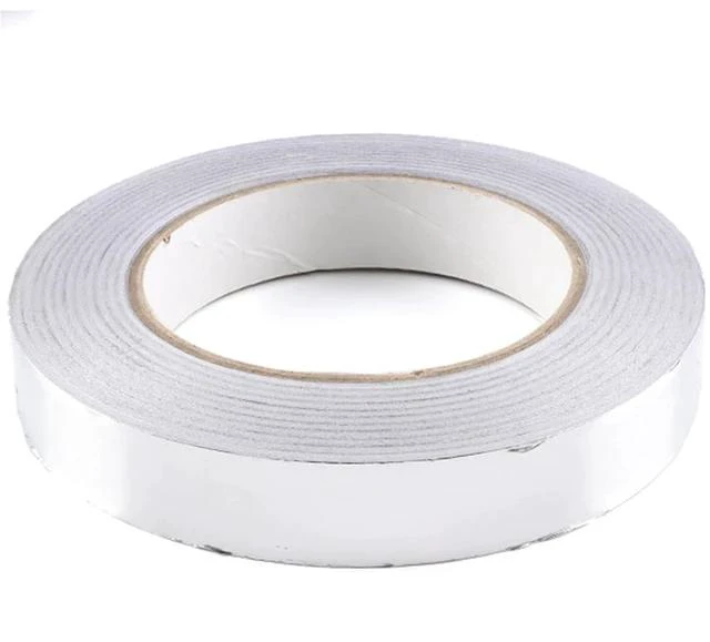 Main image of 0.8 inch x 130 Feet Aluminum Foil Duct Sealing Tape, 3.9 Mil, High-Temperature Heavy-Duty Silver HVAC Tape for Ductwork Dryer Vent