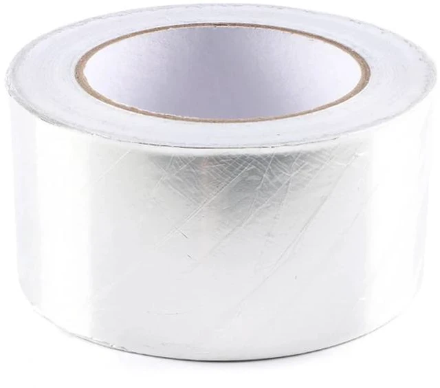 Main image of 2.4 inch x 130 Feet Aluminum Foil Duct Sealing Tape, 3.9 Mil, High-Temperature Heavy-Duty Silver HVAC Tape for Ductwork Dryer Vent