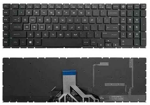 Alt view image 3 of 5 - Keyboard for HP OMEN 5 Plus 6 Plus OMEN 17-CB TPN-C144 US RGB Backlit Laptop