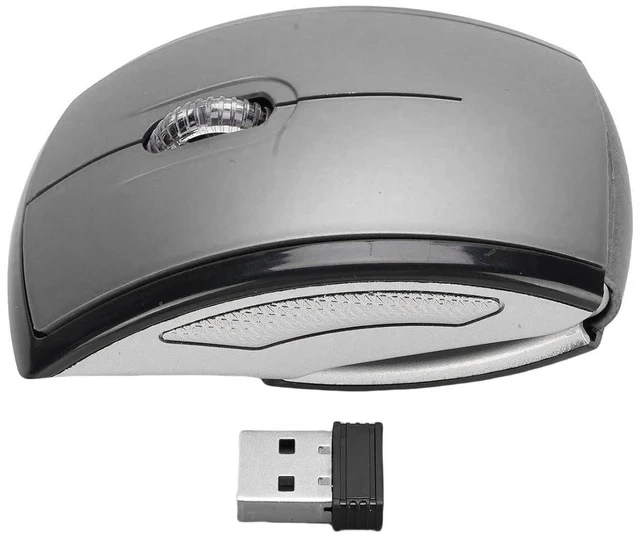 Alt view image 7 of 7 - Folding Wireless Mouse, Slim Foldable Touch Travel Mouse with 2.4 Receiver, Ergonomic Computer Mouses Magnetic Power Off Switch for Laptop PCComputer (Gray)