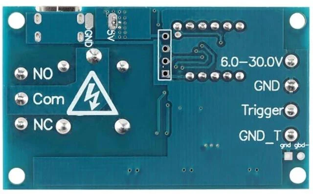 Alt view image 5 of 6 - HW-521B 1-Channel Timer Relay Module Delay DC 6-30V Power Off Disconnect Trigger Delay Cycle Timer with LED Display Circuit On Type-C USB-C Interface, Smart Home Controller