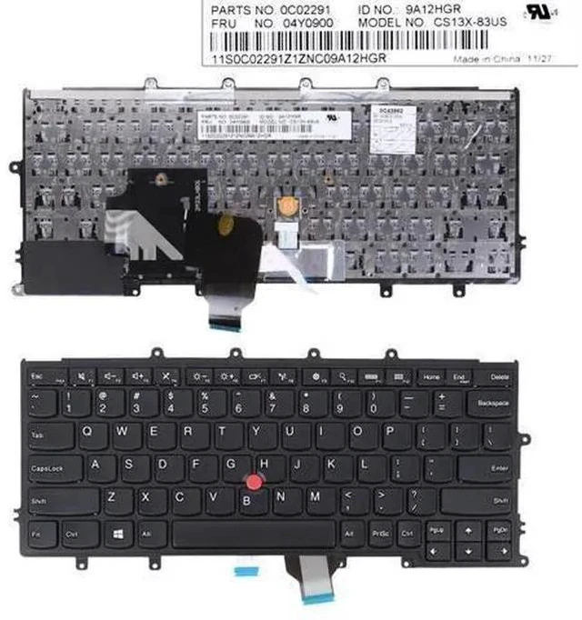 Main image of US Keyboard for IBM Thinkpad X240 X240S X250 X260 BLACK With Point