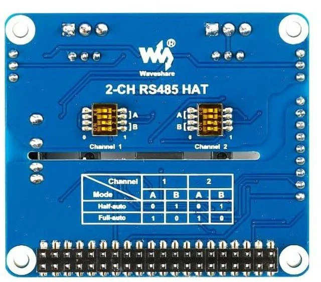 Alt view image 3 of 5 - 2-Channel Isolated RS485 Expansion HAT Board Module SC16IS752 SP3485 Dual Chip Convert SPI to RS485 Data Rate up to 921600bps Embed Multi Protection Circuits for Raspberry Pi 4
