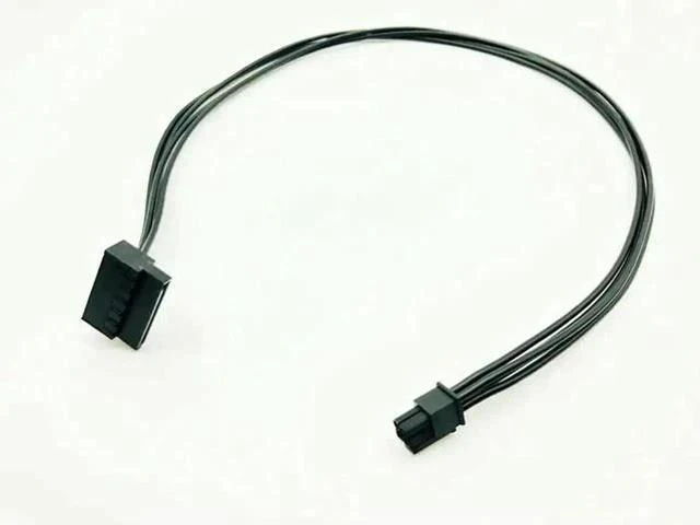 Alt view image 3 of 3 - 5 Pack 45CM Mini 4 Pin to 15Pin SATA Power Cable, Mini 4Pin Motherboard Converter Cord for Lenovo 510S 510A M410 M415 B250 Motherboard SSD HDD Power Supply