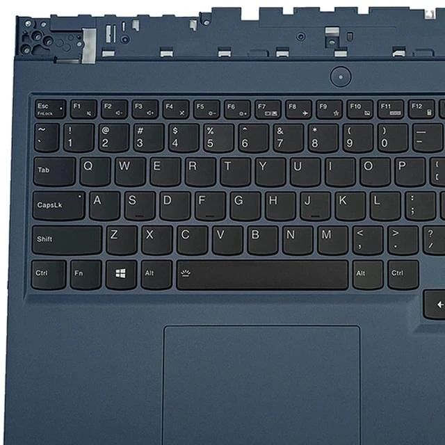 Alt view image 7 of 7 - Replacement for Lenovo Legion 5-15ACH6 82JW Laptop Upper Top Cover Case Palmrest Backlit US Keyboard Touchpad Assembly Part 5CB1C93036