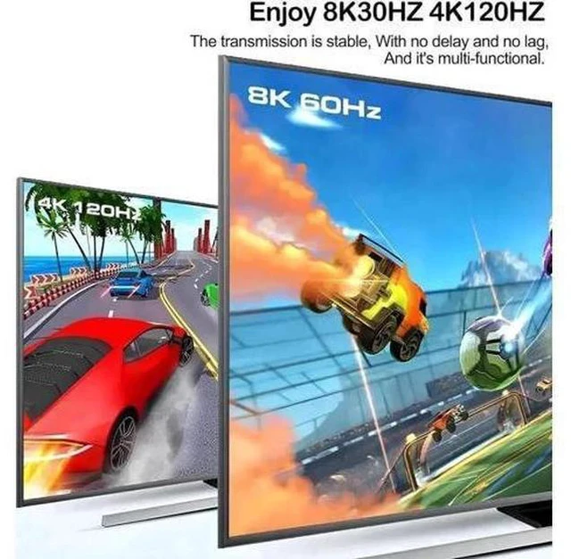 Alt view image 4 of 7 - 2-Port HDMI KVM Switch with USB 3.0 & RJ45 Ethernet, Support 8K@30Hz, 4K@120Hz, 1080P@240Hz, 2 PCs Share 3 USB Ports, Keyboard, Mouse & Ethernet, Equipped with Remote Controller