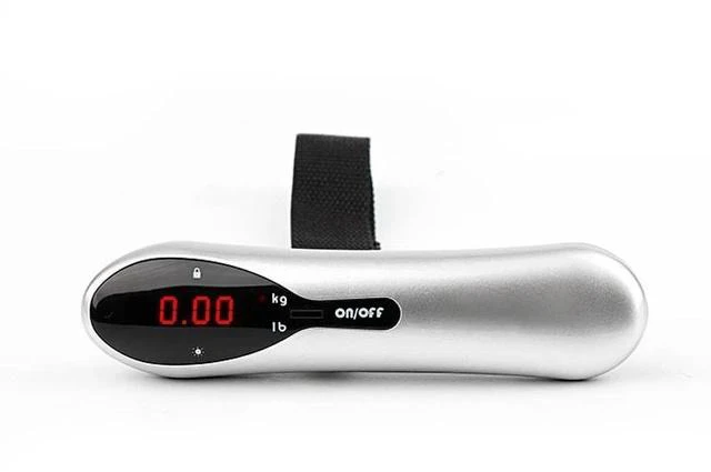 Main image of Portable Handheld Electronic Scale 50kg Compact Mini Weighing Scale for Luggage, Food, Grocery, Parcel & Travel