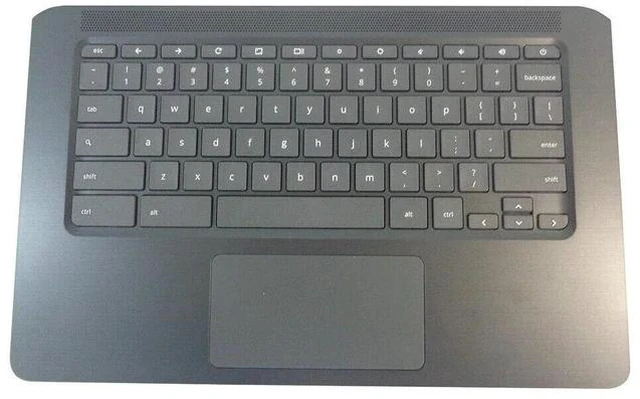 Main image of for HP Chromebook 14 G5 Upper Palmrest Case with Keyboard Trackpad L14354-001 L14355-001
