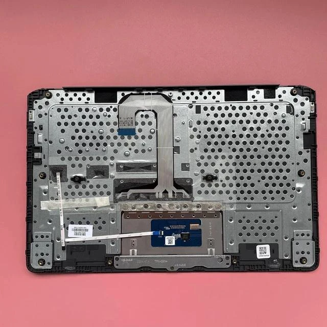 Alt view image 4 of 7 - for HP Chromebook 14 G5 Upper Palmrest Case with Keyboard Trackpad L14354-001 L14355-001