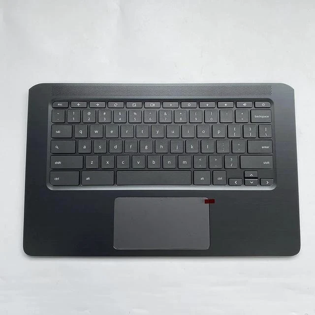 Alt view image 6 of 7 - for HP Chromebook 14 G5 Upper Palmrest Case with Keyboard Trackpad L14354-001 L14355-001