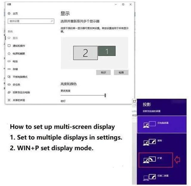 Alt view image 5 of 7 - 1 In 2 Out HDMI Splitter Cable, Single HDMI Male to Dual HDMI Female Y-Splitter Extension Cord for HDTV