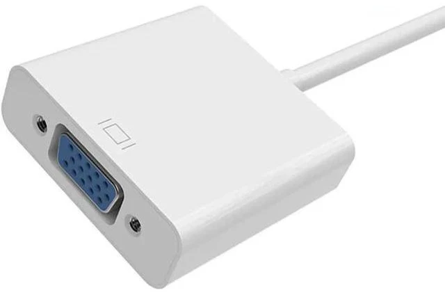 Alt view image 3 of 4 - Active Thunderbolt Mini DisplayPort to VGA Adapter, Mini DP to VGA Converter Supports Max 1920x1200 1080P Full HD, Compact White MDP to VGA Dongle for Laptop, PC, Monitor, Projector