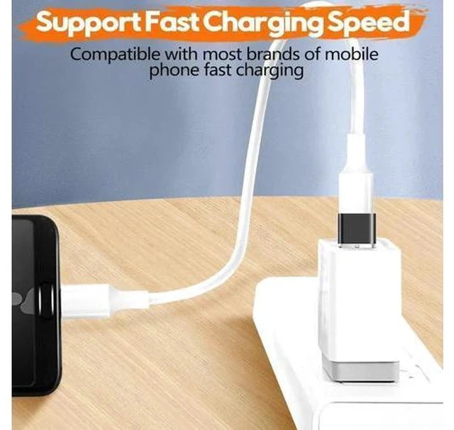 Alt view image 4 of 7 - Black 4-Pack USB Adapter Set: 2×USB-C Male to USB-A Female + 2×USB-A Male to USB-C Female | High-Speed Data & Fast Charging Converter