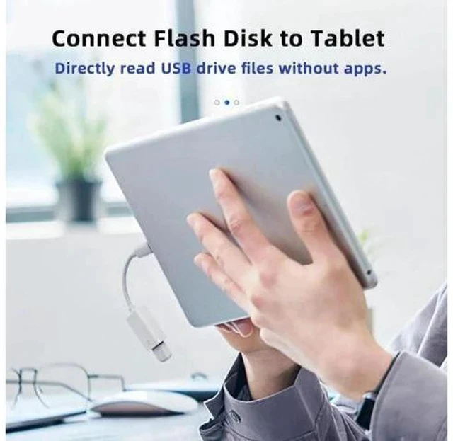 Alt view image 5 of 7 - USB-C Male to USB 3.0 Type-A Female Adapter, USB-C to USB-A 5Gbps Data & Charging Converter Compatible with MacBooks, Laptops, Tablets & Smartphones