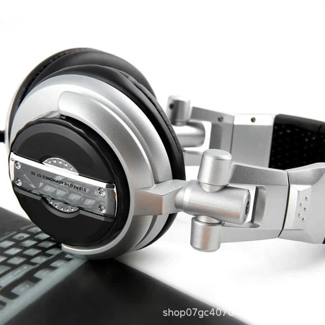 Alt view image 4 of 7 - GAE-900 Over-Ear HiFi DJ Monitor Headphones Heavy Bass, 3D Sound Effect, VR Headset Compatible, Wired Headband Headphone
