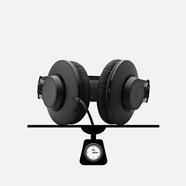 Alt view image 4 of 6 - Professional Wired Monitoring Headphones Over-Ear Studio Monitor with Noise Isolation, Balanced Tri-Frequency Sound, for PC / Recording / Live Streaming - black