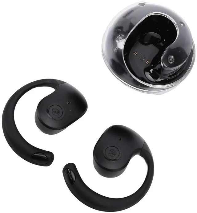 Alt view image 3 of 7 - Earbud Translator in Real Time, Plugs Translator Earbuds, 144 Languages Online Translation 5.4 Wireless Over Ear Earbuds with APP for Travel Music and Calls (Black)