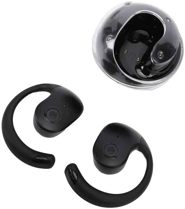 Alt view image 5 of 7 - Earbud Translator in Real Time, Plugs Translator Earbuds, 144 Languages Online Translation 5.4 Wireless Over Ear Earbuds with APP for Travel Music and Calls (Black)