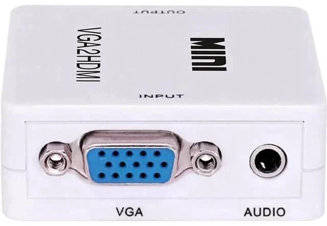 Alt view image 4 of 5 - 1080P VGA to HDMI Adapter with 3.5mm Audio Port, VGA Audio Video Converter Compatible with HDTV, Monitor, Laptop, Desktop PC