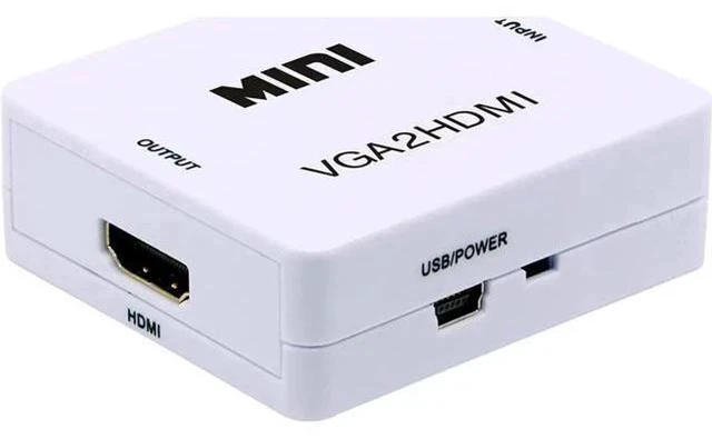 Alt view image 5 of 5 - 1080P VGA to HDMI Adapter with 3.5mm Audio Port, VGA Audio Video Converter Compatible with HDTV, Monitor, Laptop, Desktop PC