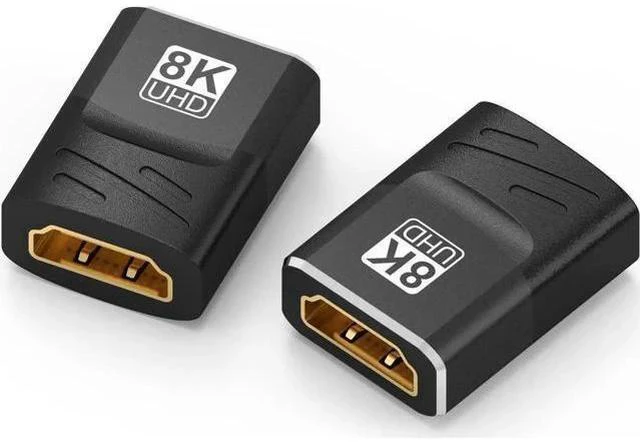 Alt view image 6 of 7 - 1-Pack HDMI 2.1 Female to Female Coupler, 48Gbps HDMI Extender Connector Supports 8K@60Hz, 4K@144Hz & 1080P