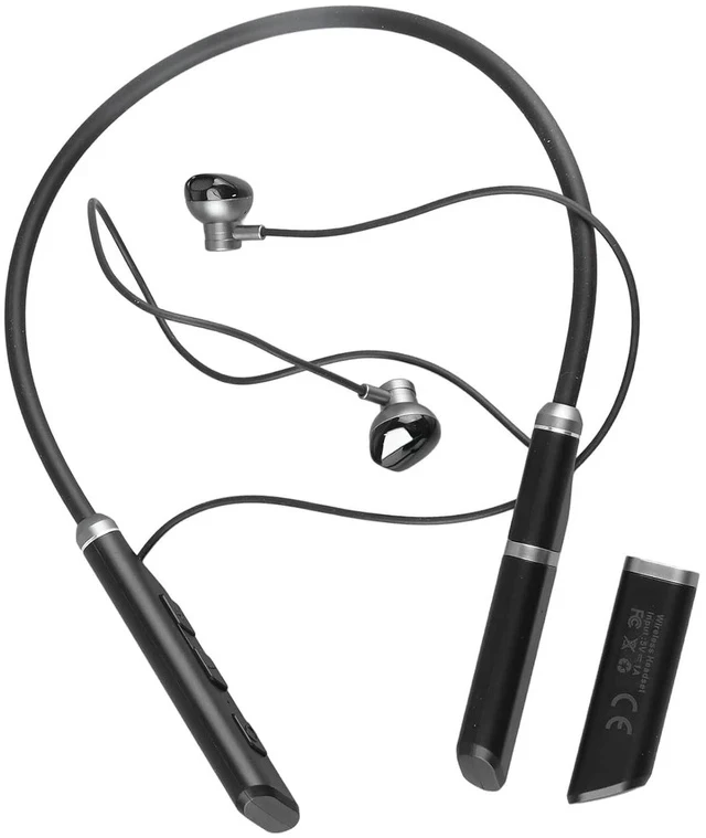 Alt view image 2 of 7 - Sports Neckband Earbuds | Magnetic Design with Noise Cancelling & Strong Bass for Gym Running Workout