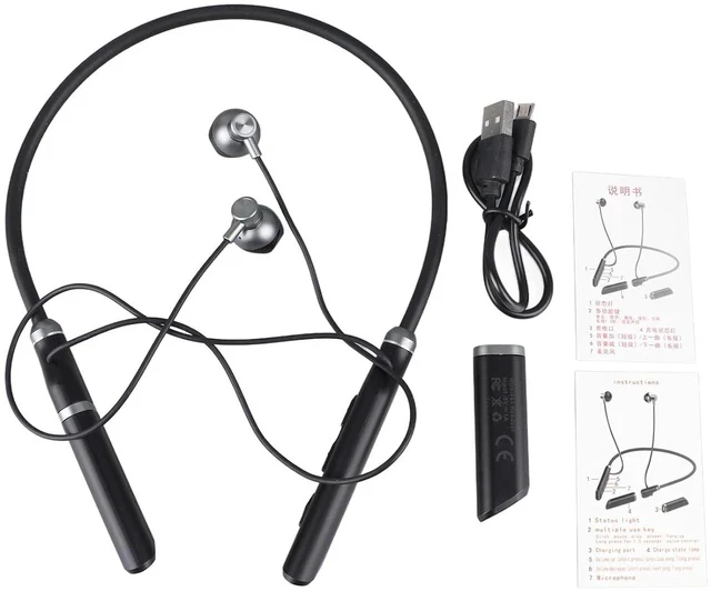 Alt view image 6 of 7 - Sports Neckband Earbuds | Magnetic Design with Noise Cancelling & Strong Bass for Gym Running Workout