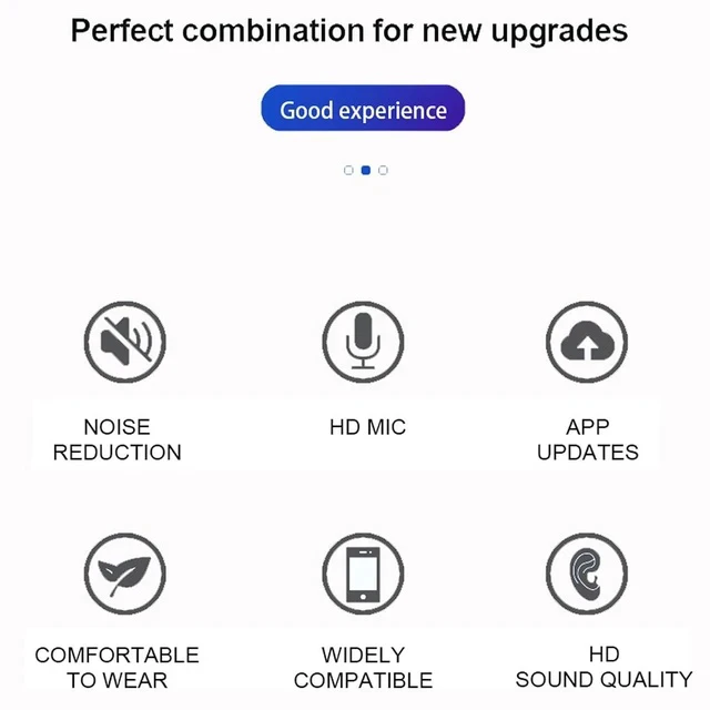 Alt view image 3 of 7 - Language Translator Earbuds in Real Time, Two Way Translator Device with APP for 144 Languages, Voice Translator for Travel, Learning, Business (Black)