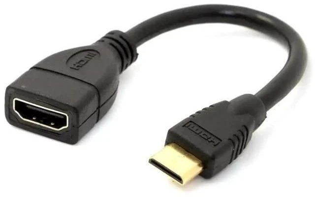 Main image of Mini HDMI Male to HDMI Female Extension Adapter, Supports 4K@60Hz UHD for Monitor Camera HDTV