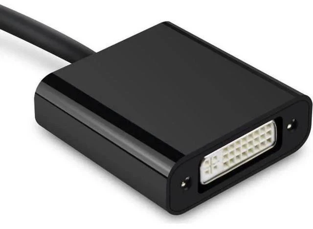Alt view image 3 of 4 - DP to DVI-D Adapter, Passive DisplayPort Male to Single-Link DVI-D Female Converter, Supports 1080P Full HD, Black, Compatible with Laptop Desktop PC Monitor Projector HDTV