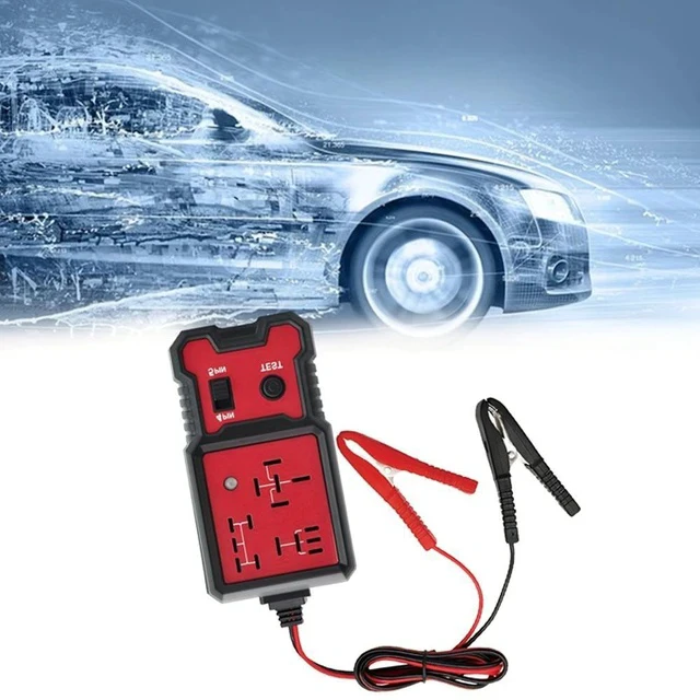 Alt view image 6 of 6 - 12V Relay Tester for 4 & 5 Pin Auto Relays Compact Diagnostic Tool with Battery Clips, Easy-to-Use Car Relay Analyzer for Electrical System Testing