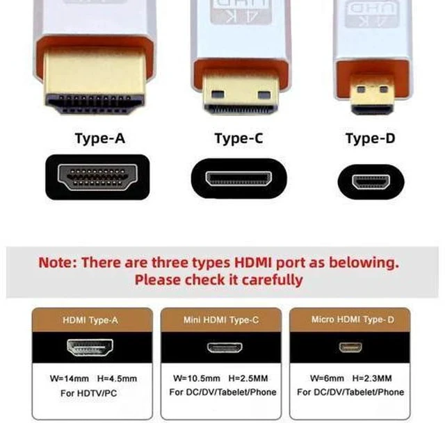 Alt view image 2 of 7 - 10cm Micro HDMI Female to Mini HDMI Male Adapter Cable, Micro HDMI Type D to Mini HDMI Type C Converter Cord V1.4 High Speed