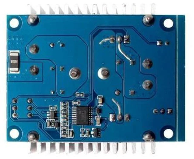Alt view image 6 of 7 - 300W 20A DC-DC Buck Converter, CC CV Constant Current LED Driver, 6-40V to 1.2-36V Adjustable Step Down Voltage Regulator Module with Electrolytic Capacitor & Dual Heatsinks