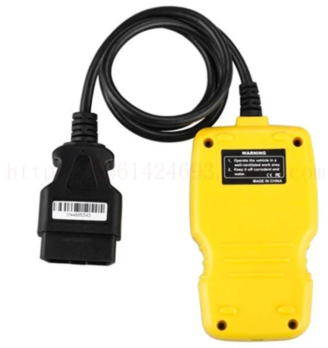 Alt view image 5 of 7 - Automotive Fault Code Reader Universal OBD2 Diagnostic Tool for Honda/Toyota/Nissan & More, Clear Check Engine Light, Backlit LCD Display
