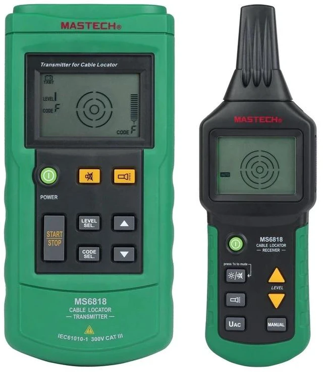 Main image of MS6818 Professional Cable Locator & Tester Underground Wire Tracker, Open/Short Circuit Finder, Cable Fault Diagnosis