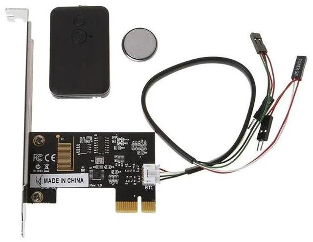 Alt view image 3 of 6 - PCIe Interface Desktop Power Switch for PC External Computer Case On/Off / Reset Button, Motherboard Remote Power Controller for Home / Cybercafé