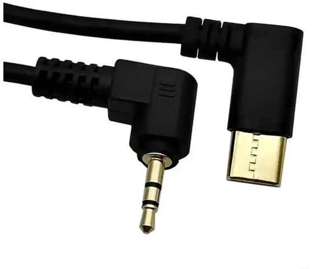 Alt view image 3 of 3 - 90 Degree Right Angle USB Type-C Male to 2.5mm Male AUX Audio Adapter Cable, Type-C to 2.5 Mini Jack Converter Cord for Headphones, PC & Speakers