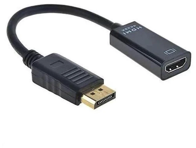Alt view image 2 of 5 - DisplayPort Male to HDMI 1.4 Female Adapter, DP to HDMI Converter Supports 4K 2K 30Hz Ultra HD for Monitor Display