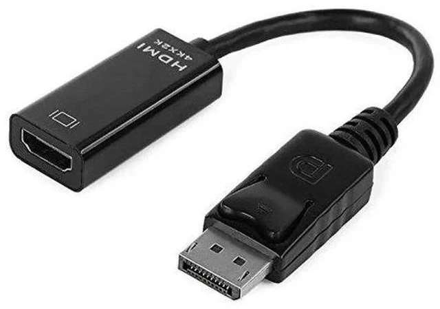Alt view image 3 of 5 - DisplayPort Male to HDMI 1.4 Female Adapter, DP to HDMI Converter Supports 4K 2K 30Hz Ultra HD for Monitor Display