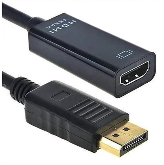 Alt view image 5 of 5 - DisplayPort Male to HDMI 1.4 Female Adapter, DP to HDMI Converter Supports 4K 2K 30Hz Ultra HD for Monitor Display
