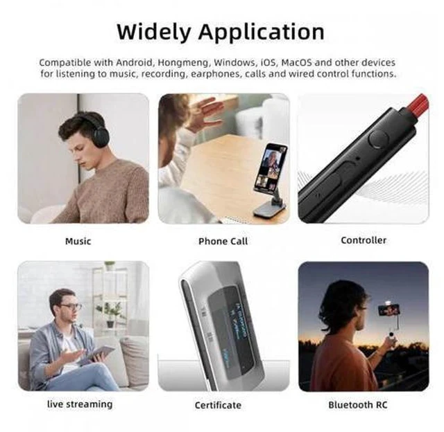 Alt view image 7 of 7 - 2PCS USB-C to 3.5mm Audio Adapter, Type C to AUX Jack with Mic Function, 16bit 48kHz External Sound Card for Phone Tablet Laptop