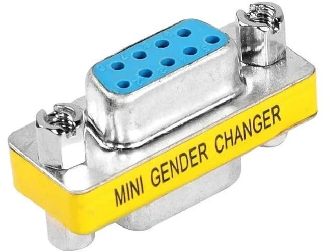 Alt view image 4 of 7 - 4-Pack DB9 Female to Female Gender Changer, 9 Pin D-SUB RS232 Serial Port Coupler Adapter for Serial Communication Devices, PLC Controllers, POS Equipment