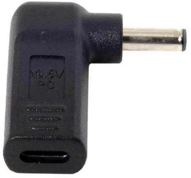 Main image of 90 Degree Angled USB-C to DC PD Trigger Emulator Adapter, Type-C PD Power Converter with 4.5x3.0mm DC Barrel Jack for Laptops