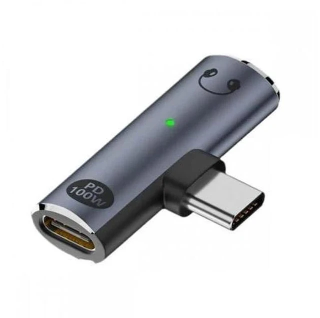 Main image of 2 in 1 USB C to 3.5mm Audio DAC & 100W PD Charging Adapter, 16Bit/48kHz HiFi Type-C Aux Dongle for Phone Tablet Laptop