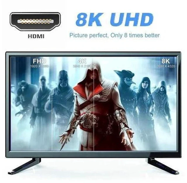 Alt view image 4 of 7 - Vertical 90° Right Angle Low Profile HDMI 2.1 Extension Adapter, HDMI Male to Female Connector Supports 8K@60Hz UHD for HDTV