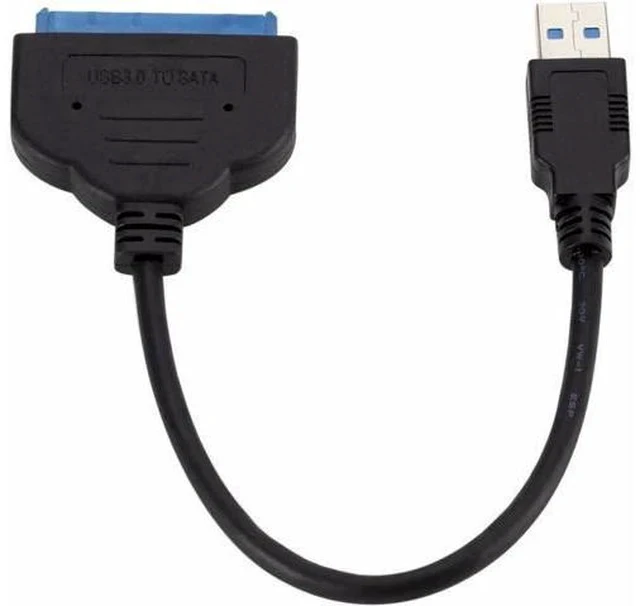 Alt view image 3 of 4 - USB3.0 to SATA III 22Pin(7+15Pin) Adapter Cable, SATA to USB 3.0 Converter for 2.5 Inch SATA SSD/HDD