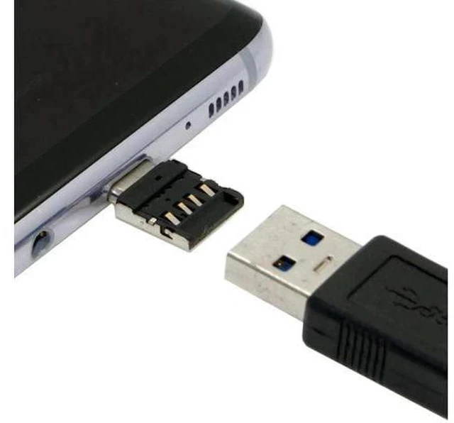 Alt view image 5 of 7 - 5 Pack Ultra Mini USB-C Male to USB 2.0 Female OTG Adapter, Portable Type-C OTG Connector for Phone, Tablet, Laptop