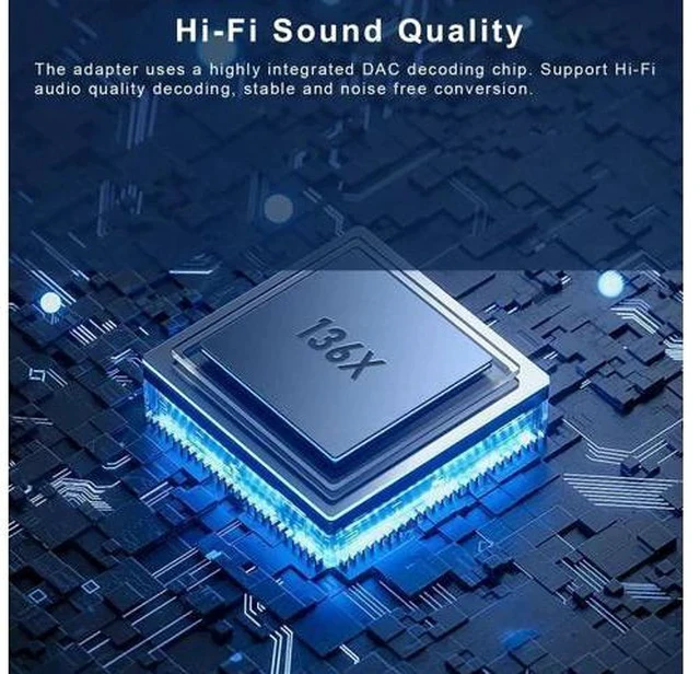 Alt view image 6 of 6 - 2-in-1 USB C Audio Charging Splitter Dongle, USB Type C to 3.5mm Headphone Jack with 60W PD Fast Charge for iPhone 15/16, iPad, Galaxy, Pixel Phones
